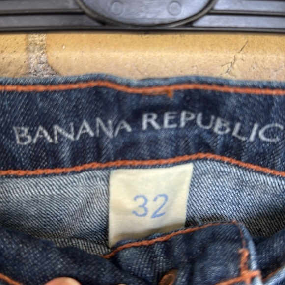 Banana Republic Denim Skirt with Distressed Details - Picture 2 of 4